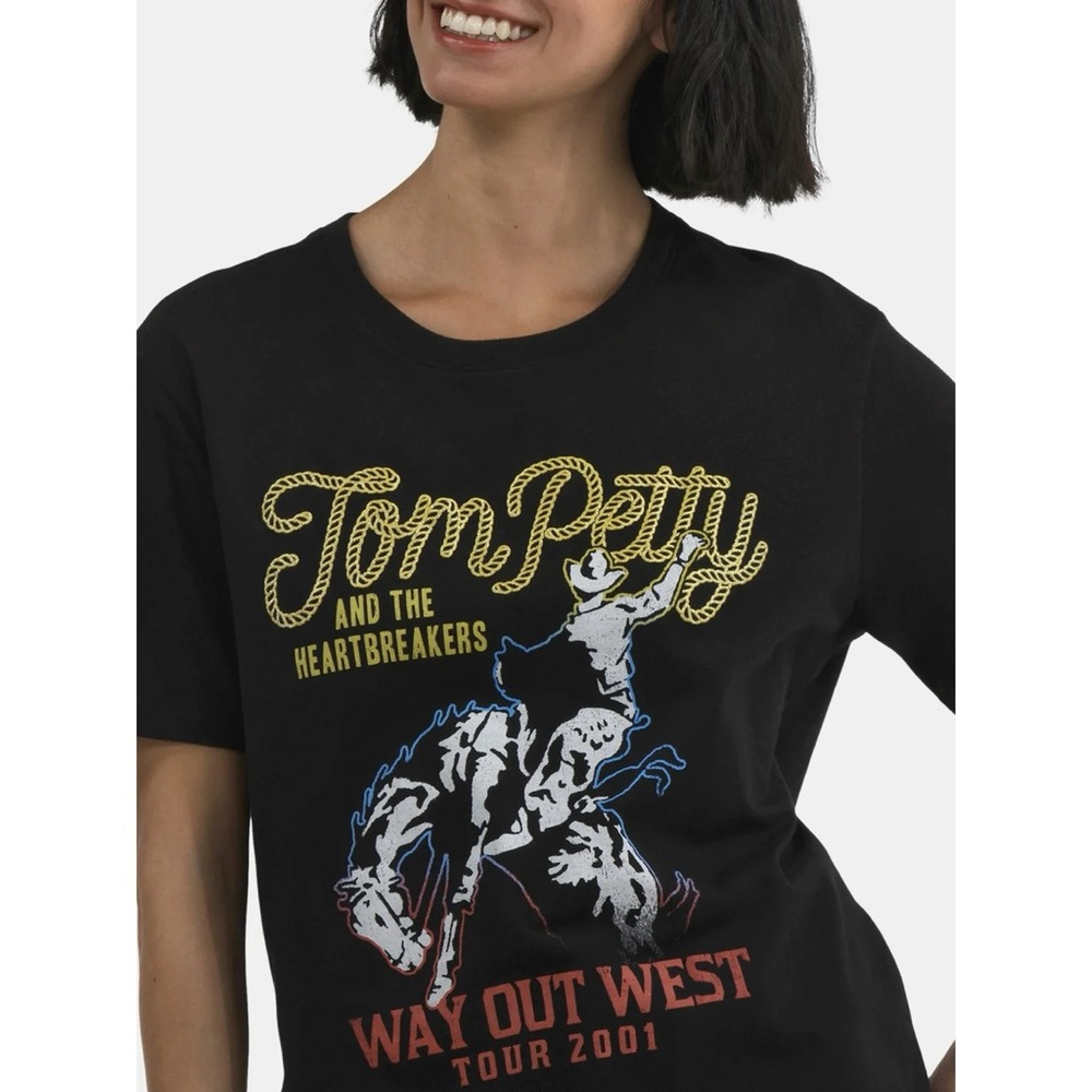 Tom Petty & the Heartbreakers Black Graphic Tee XXL